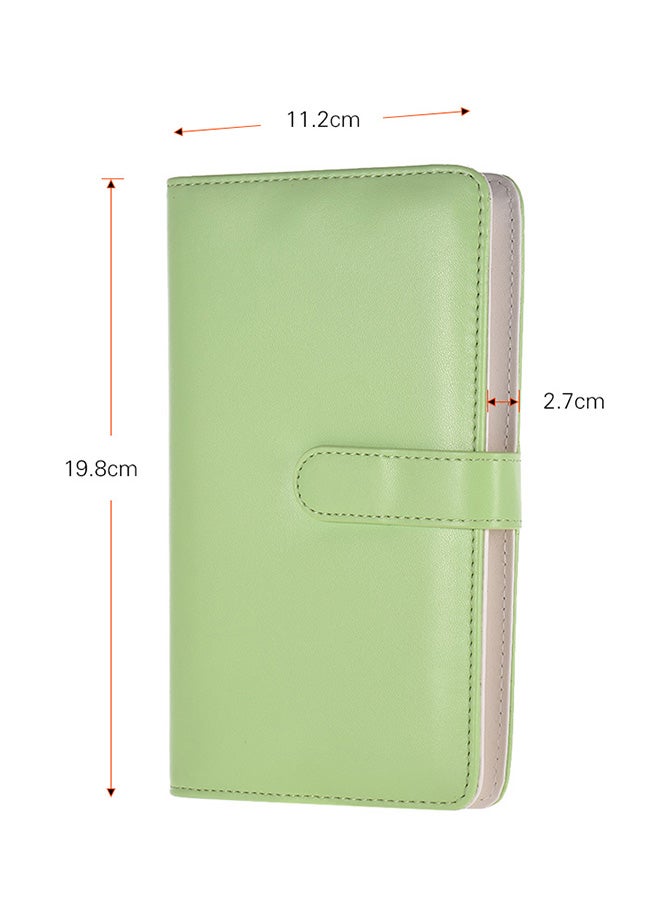 NIBEMINENT 108-Pockets Portable Mini Photo Album Green - Image 2