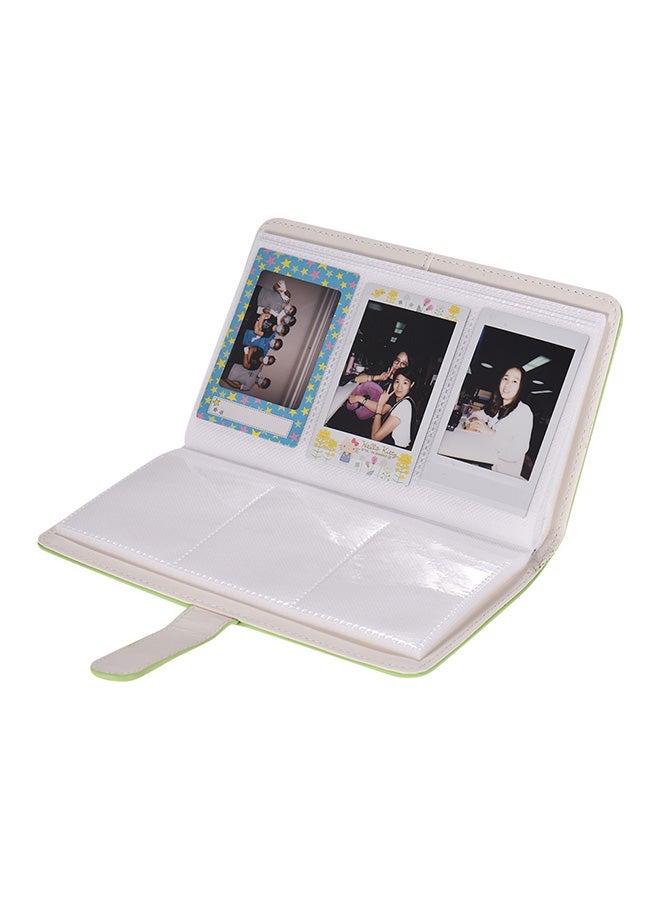 NIBEMINENT 108-Pockets Portable Mini Photo Album Green - Image 3