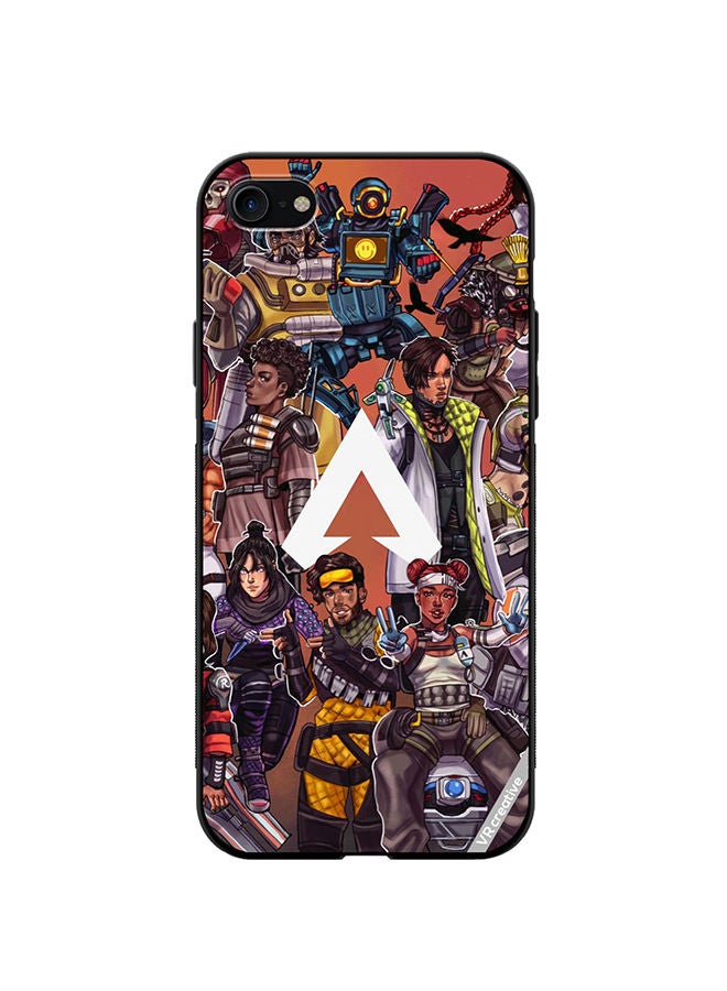 VR CREATIVE Protective Case Cover For Apple iPhone SE (2022) Apex Legends Whole Team Design Multicolour - Image 1