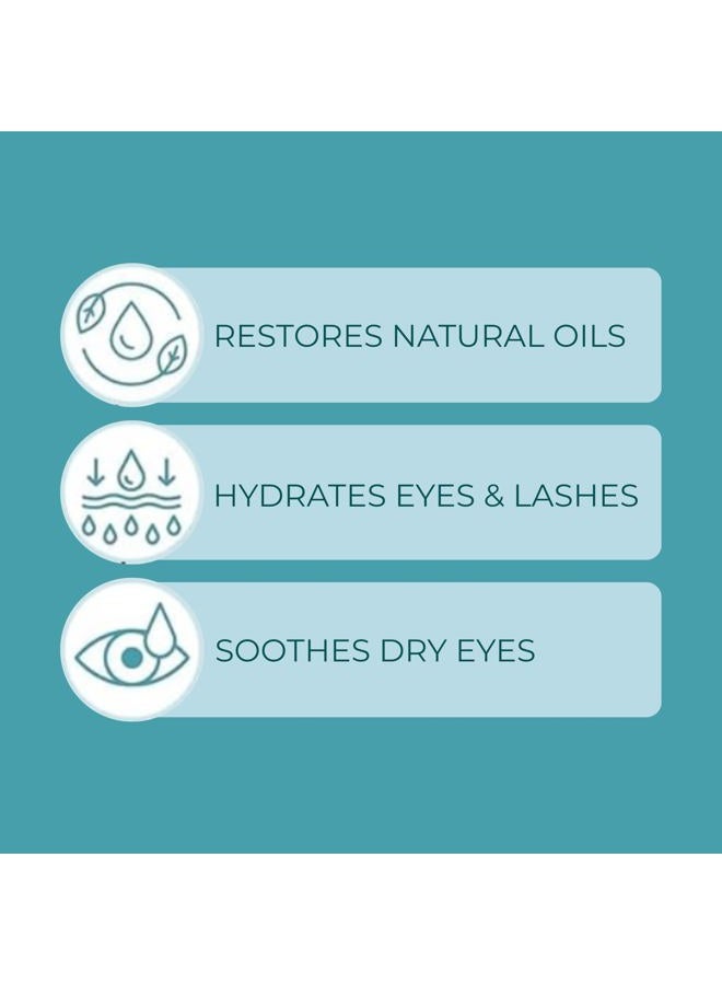 NOVEHA Eyelid & Lash Wipes | lid and lash Cleansing Wipes, Soothing For Sensitive Eyes, (60 Count each (Pack of 3)) - Image 2