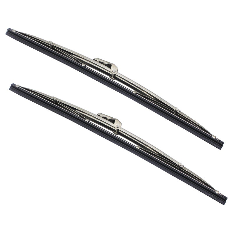 LAFORMO Windshield Wipers - Front 12" Stainless Steel Windshield Wiper Blades Replacement for Ford & GM Polished 2PCS - Image 4