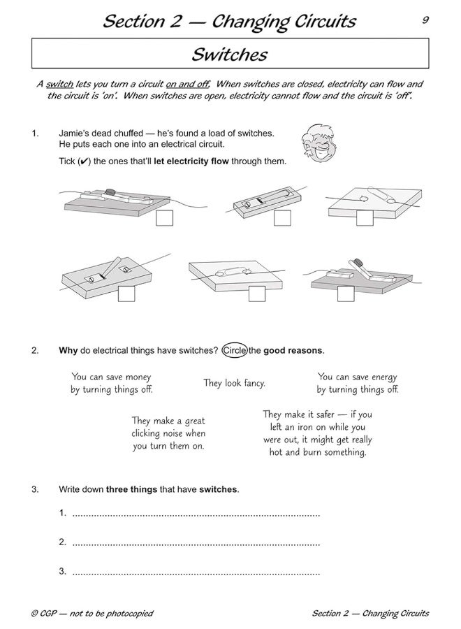 KS2 Science Year Four Workout: Electricity  - Image 4
