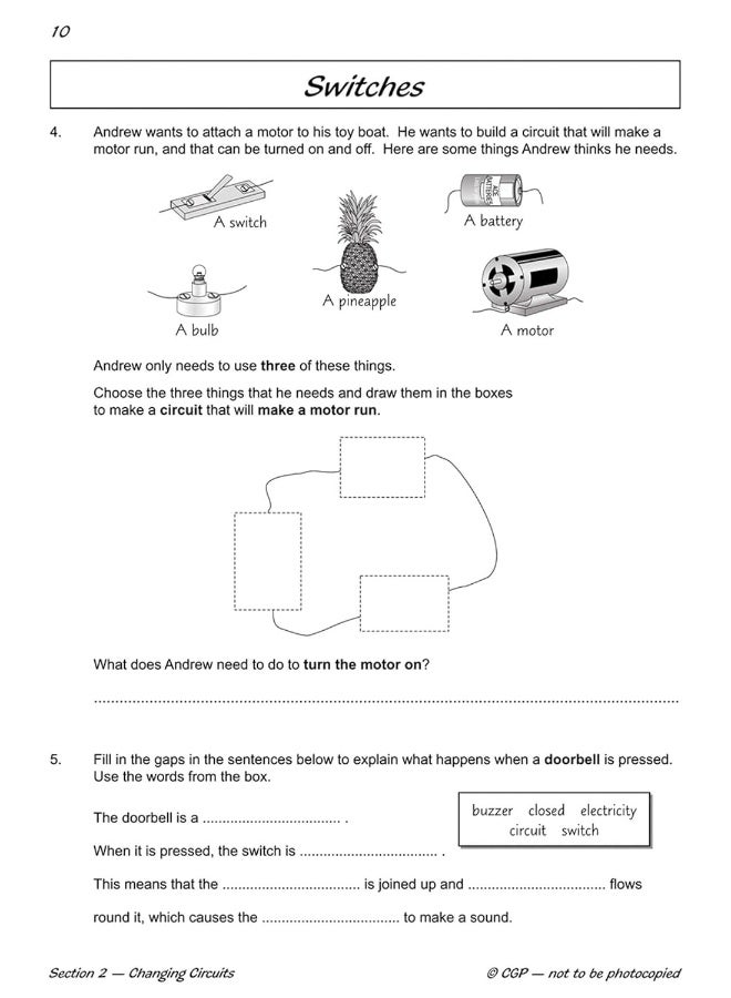 KS2 Science Year Four Workout: Electricity  - Image 5