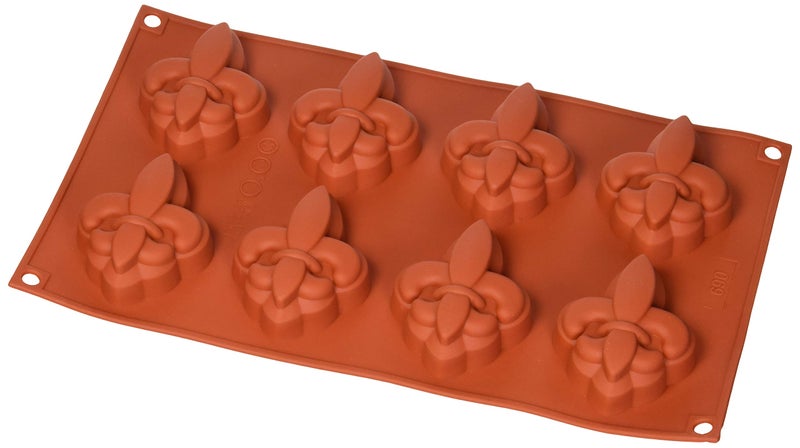 NY CAKE Silicone Fleur De Lis 8 Cavities