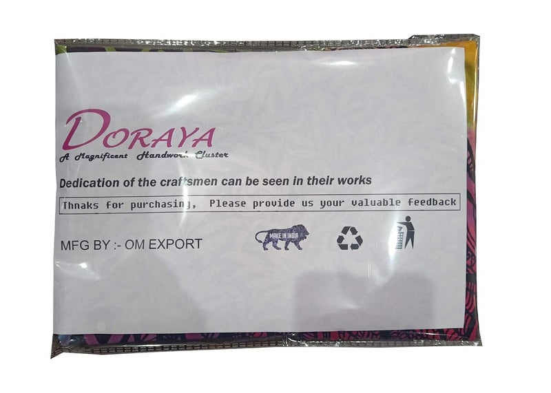 Doraya Queen Size Double Bed Sheet with Pillow Covers Pure Cotton Traditional Jaipuri Printed Bedcover Red Queen - Image 4