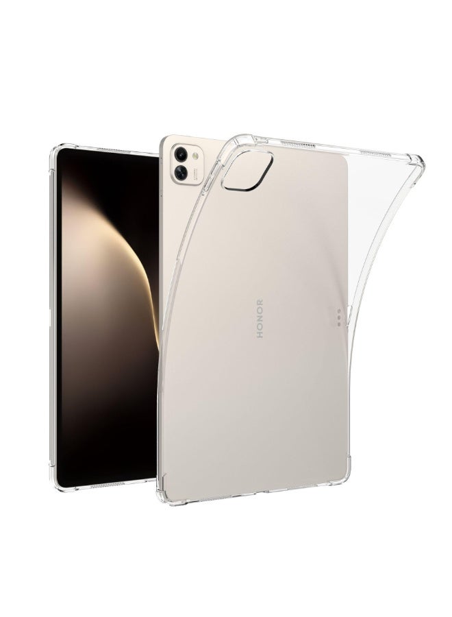 Clear Case for Honor MagicPad 3 13.3-inch 2025 Tablet Case 【Airbag Protection】 Transparent Flexible Soft TPU Anti-Drop Shockproof Protective Back Cover - Image 1