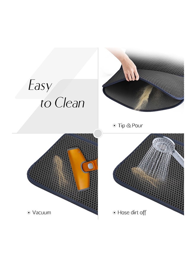 Loquat Premium Litter Trapper Mat Black - Image 2