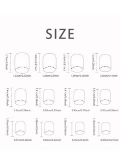 ORiTi 24pcs Glossy Short Square Fake Nails, Pinkish Full Cover Press On Nails, Gentle And Sweet False Nails For Women Girls  - Image 3