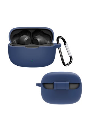 Silicone Case Compatible with JBL Wave 200TWS Shockproof Scratch-Resistant Silicone Case with Carabiner (Dark Blue) - pzsku/Z878D8418866259538639Z/45/_/1701336263/45e37e62-0a0e-4316-b930-c0a7b4e55c05