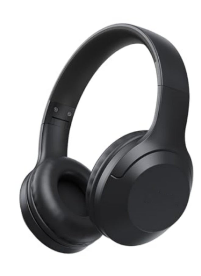 GGEROU Sound Isolation Noise Cancelling Headphones, 46H Playing Time Hi-Res Audio & Deep Bass Bluetooth Wireless Over Ear Foldable Headphones Black  - Image 1