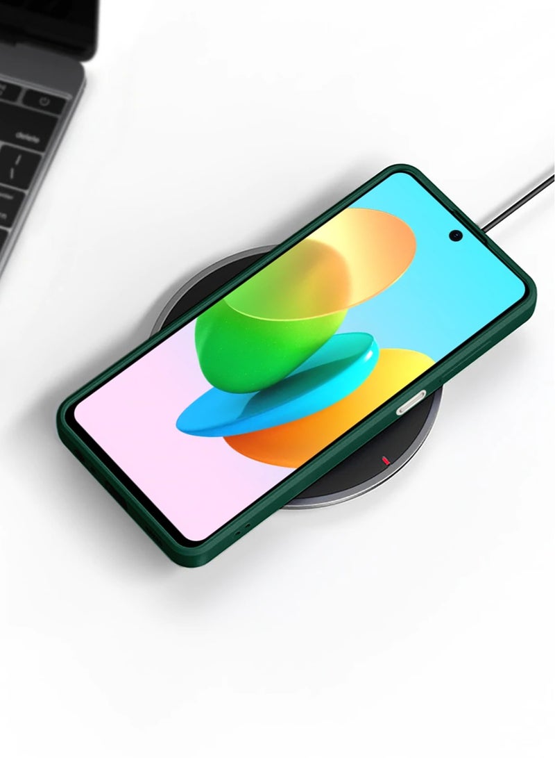 Techie غطاء خلفي أنيق من TPU سيليكون لتكنو سبارك 20C / تكنو سبارك جو 2024 – تصميم نحيف، ناعم وسلس – أخضر داكن - Image 4