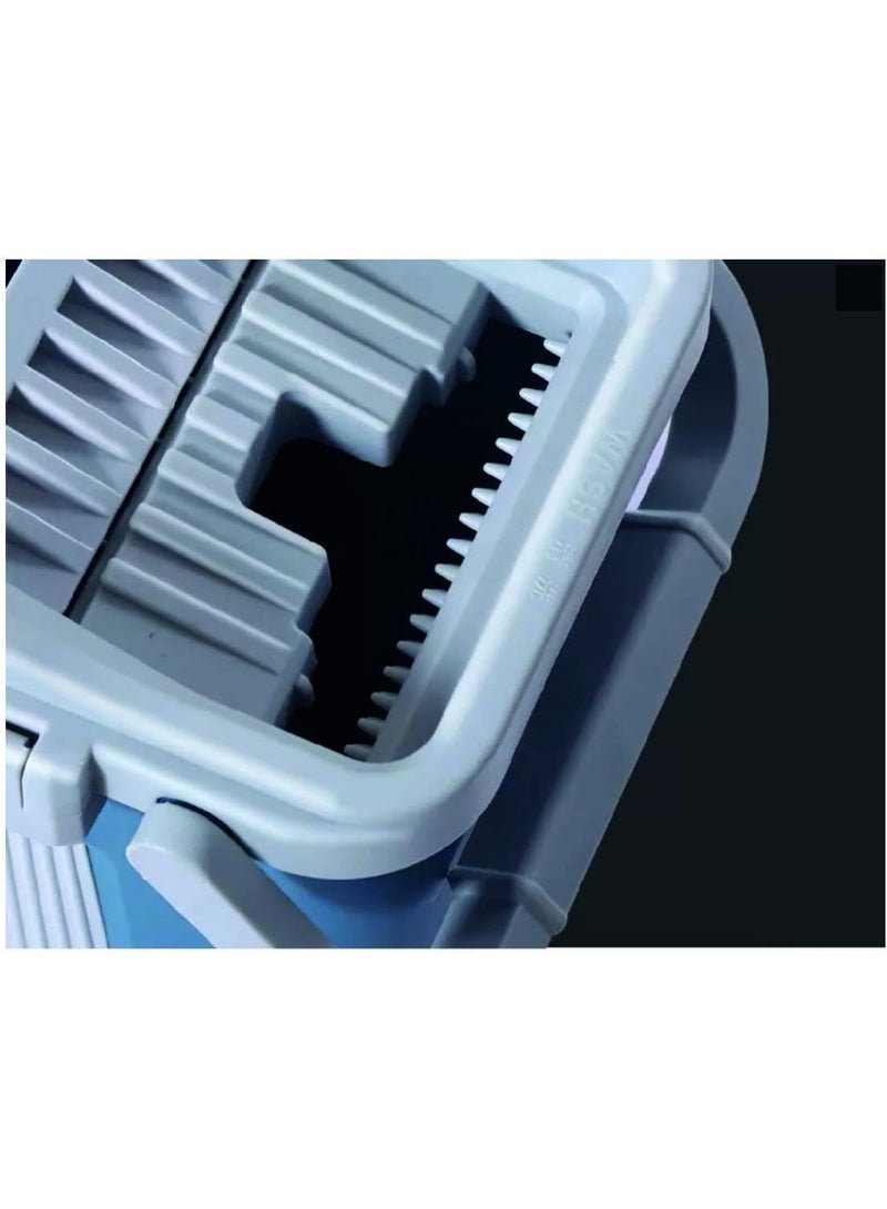 Dreamons Link Microfiber Flat Mop With Bucket, Cleaning Squeeze Hand Free Floor Mop, 3 Reusable Mop Pads, Stainless Steel Handle,360° Rotating Head Squeeze Flat Mop - Image 5