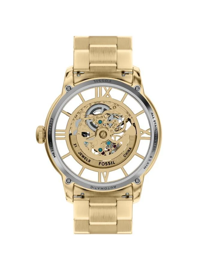 FOSSIL  ME3280 Automatic Watch with Gold Plated Metal Bracelet for Men | Best Price UAE