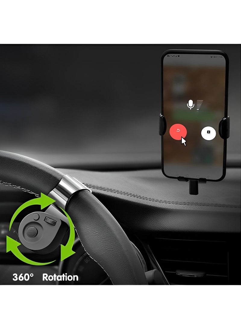 REOCLE Wireless Bluetooth Media Button Remote Selfie Control Car Motorcycle Steering Wheel Music for iPhone or Android - Image 2