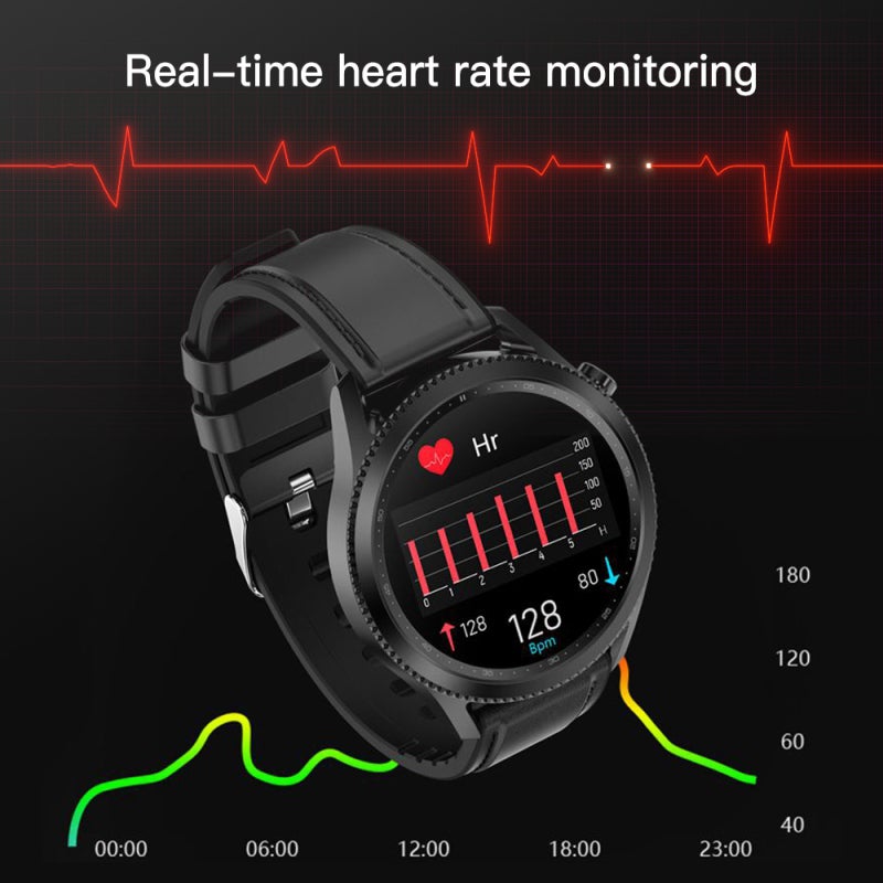 Smart Bracelet: 1.3in High Definition Touch Screen - 24/7 Heart Rate ECG & Oxygen Monitoring Smartwatch for Fitness Enthusiasts, Daily Health Tracking & Remote Family Health Check - Image 2