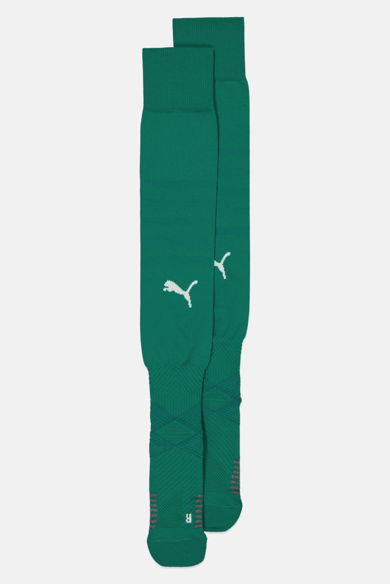 PUMA Men Knee High Football Socks, Green - Image 1