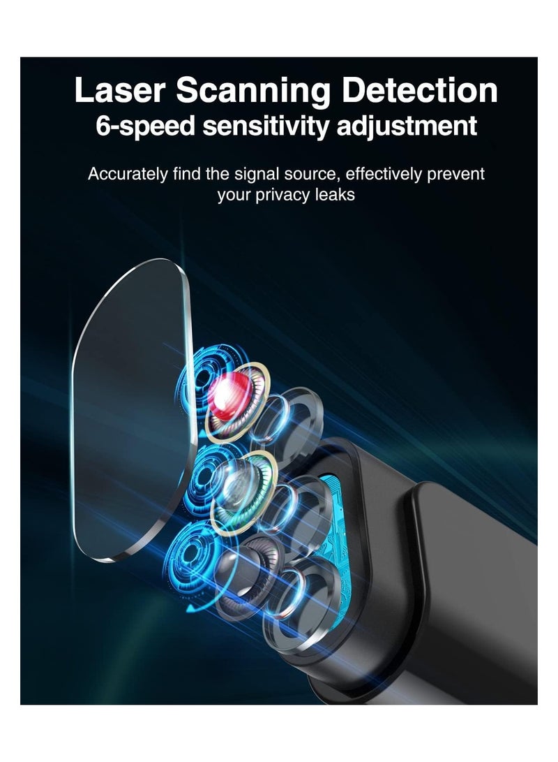 Professional Portable Camera and RF Signal Detector for Hidden Devices - Ideal for Car, Office, Hotel, and Travel Use, Anti-Tracker and IR Laser Detection. - Image 4