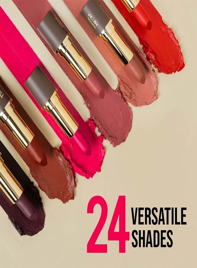 Glam 21 Glam21 Matte Envy Lipstick | Intense Colour | Creamy Texture | Lightweight Lipstick | Peach Fizz - 3.5gm - Image 4