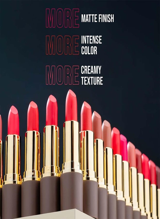 Glam 21 Glam21 Matte Envy Lipstick | Intense Colour | Creamy Texture | Lightweight Lipstick | Peach Fizz - 3.5gm - Image 3
