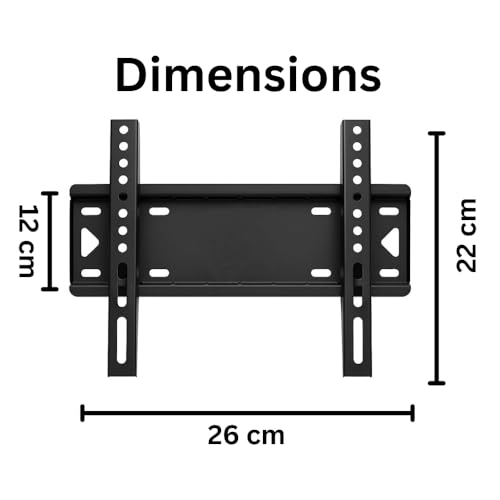 PulGos Heavy Duty TV Wall Mount Bracket for 14-42 Inch LED, LCD & Smart TVs – Universal Fixed Holder for Flat Panel Screens, Strong Wall Stand | Space-Saving Mount | Durable Fixed Bracket - Image 3