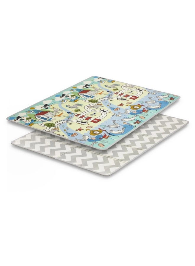 Kinderkraft - Reversible Baby Play & Learn Foldable Mat - Matty2- 197cm x 147 cm - Image 3
