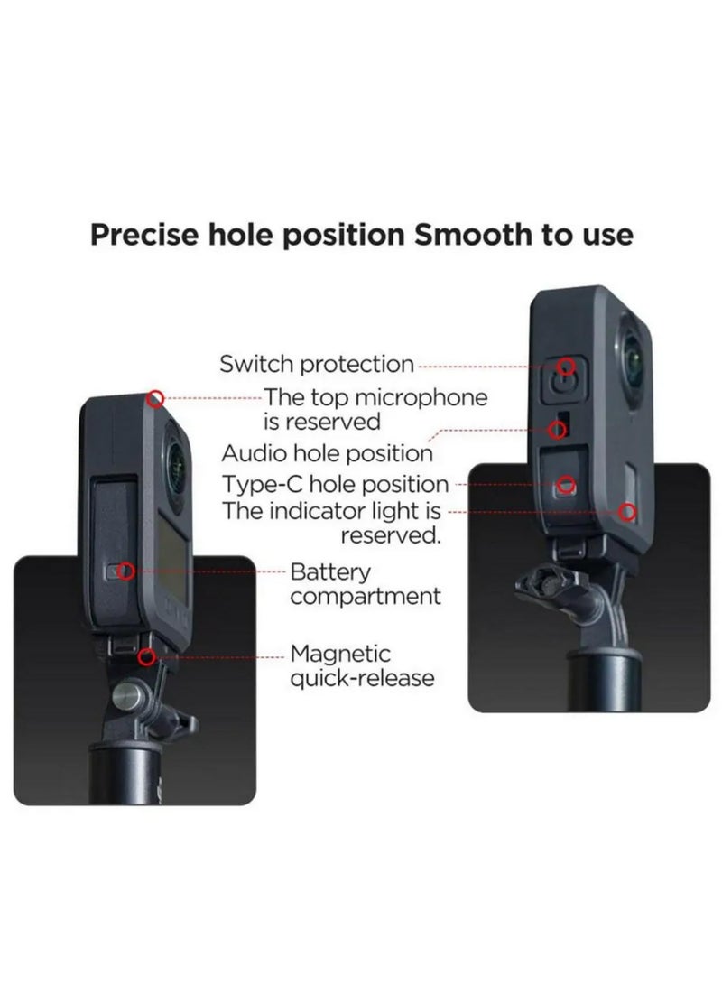 1pcs For DJI Osmo 360 Silicone Protective Case Full Body Cover Anti Scratch Shockproof Soft Sleeve Protector for DJI Osmo 360 Panoramic Camera Accessories - Image 4
