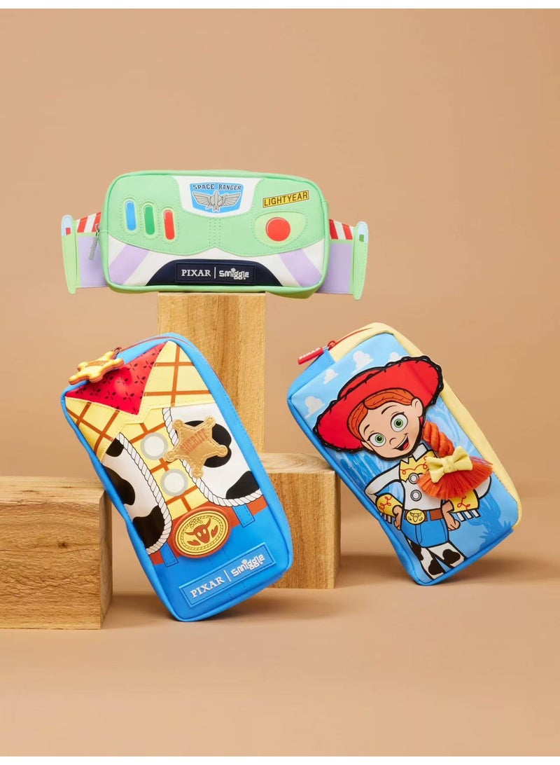 Smiggle Disney Pixar Toy Story Jessie Pencil Case Kids School Stationery Pouch, Large Capacity Durable Daily Use Pouch - Image 4