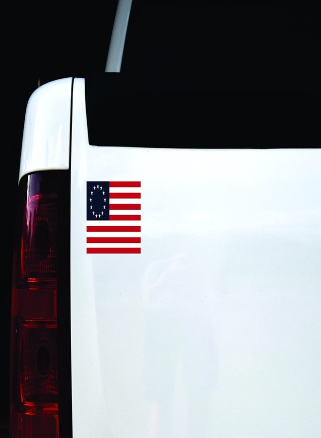 StickerTalk Betsy Ross Flag Vinyl Sticker, 5 inches by 3 inches - Image 3
