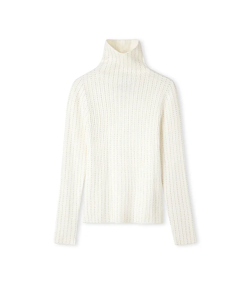 Ipekyol  Embellished Fine Knit Sweater for Women | Best Price UAE