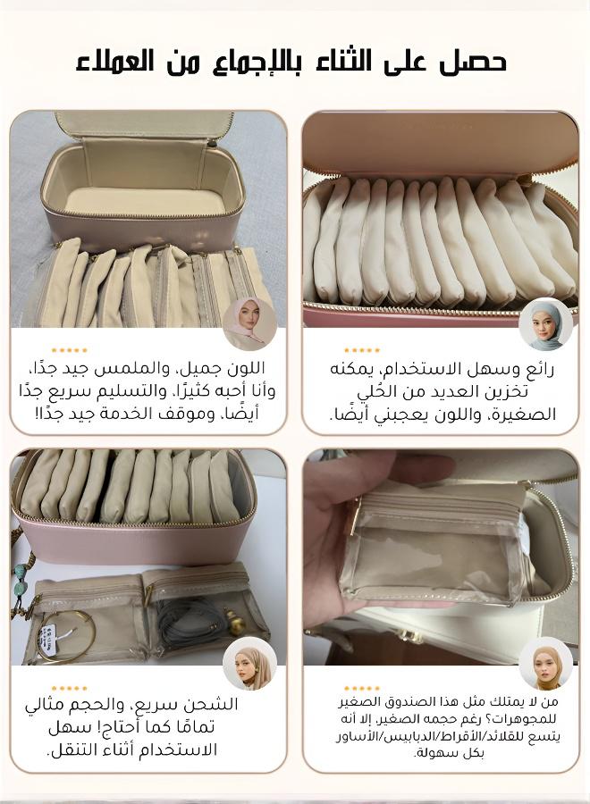 Travel-Friendly Detachable Jewelry Organizer Box - Image 4