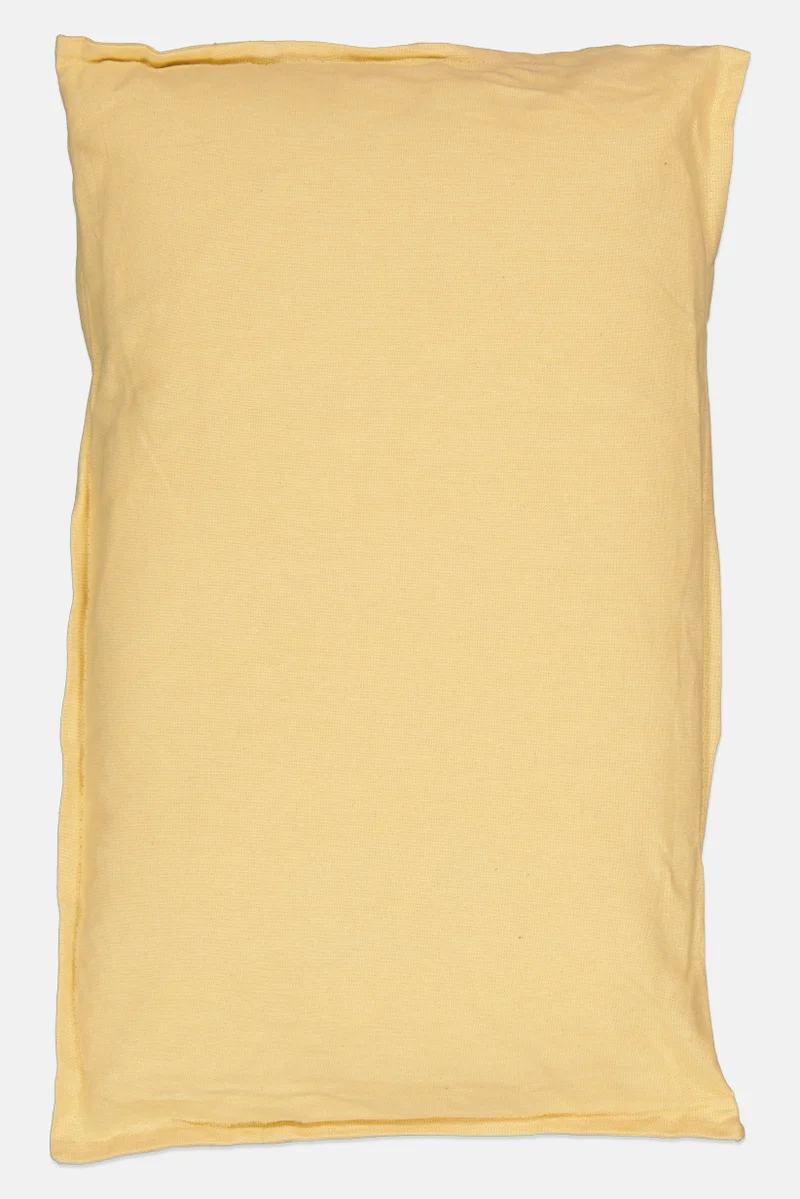 Muy Mucho Organic Cotton Removable Cushion 30 x 50 cm, Almond Yellow