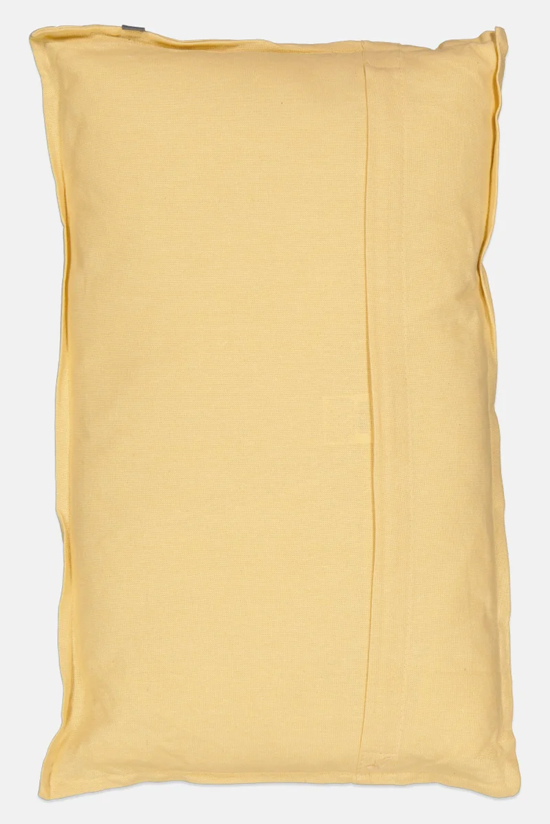 Muy Mucho Organic Cotton Removable Cushion 30 x 50 cm, Almond Yellow
