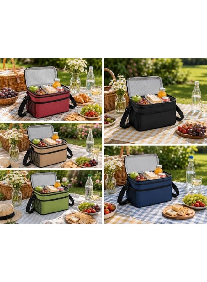 Heavy-duty, reusable, insulated 30-liter grocery bag for food storage. Features a foldable zipper closure and is portable for shopping, travel, picnics, camping, and hot or cold lunches. Dimensions: 40 x 30 x 25 cm - Image 3