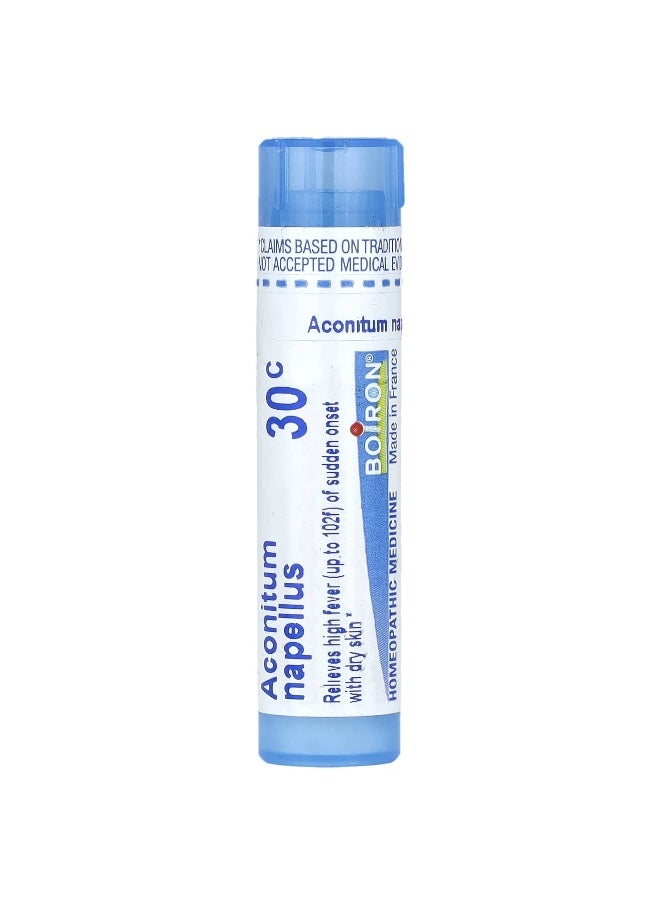 Boiron Boiron, Aconitum Napellus, 30C, Fever Relief, Approx 80 Pellets  - Image 1