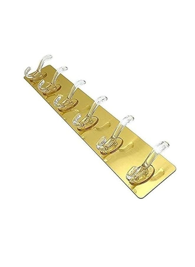 6 Hook Flexible Silicone Stick Hanger 40Cmx8Cm  - Image 2