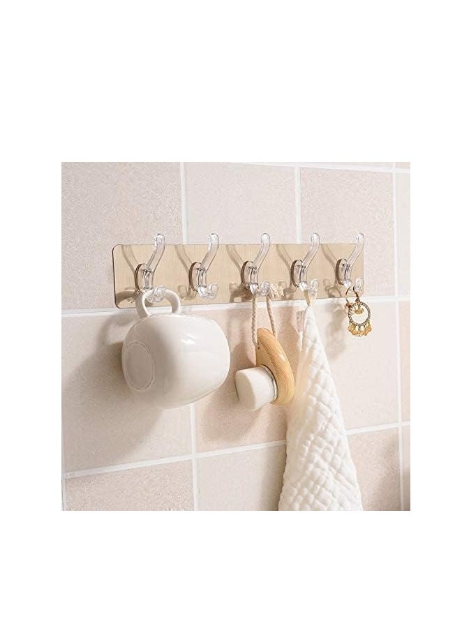 6 Hook Flexible Silicone Stick Hanger 40Cmx8Cm  - Image 3