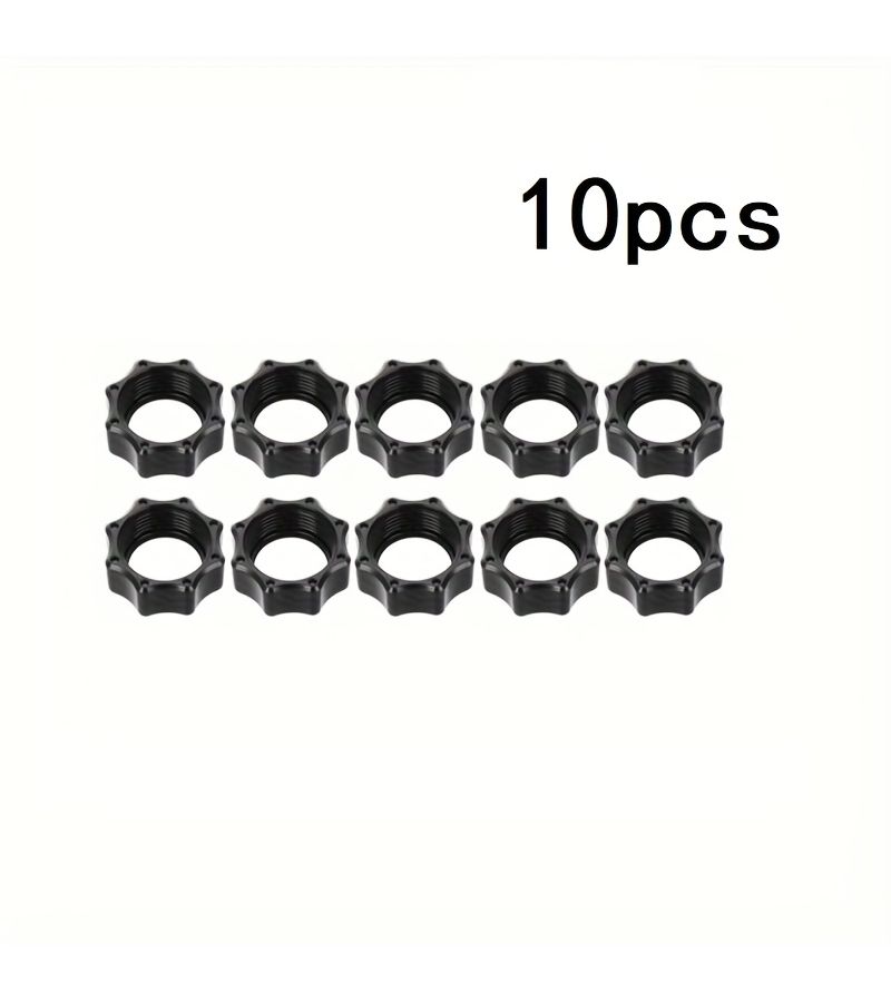 10Pcs Fixed Adapter Tightening Ring For Car Wireless Charging Mounts Screw On Head Bracket Universal Phone Holder Accessory Easy Installation Compatible With Various Car Models - Image 1