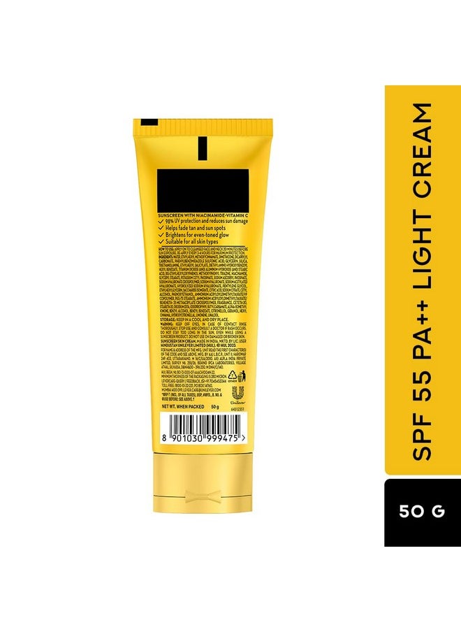Serum Boost Sunscreen Prevent And Fade Dark Patches With The Power Of Spf 55 And Niacinamide-C Serum 50G