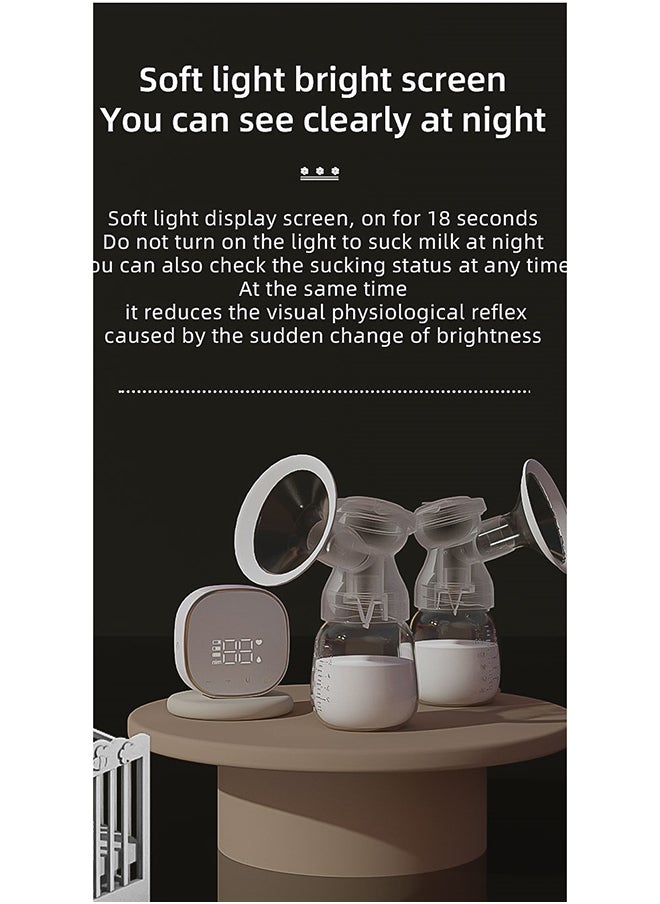 kiddoz New Electric Bilateral Intelligent And Convenient Automatic Large Suction Breast Pump  - Image 4