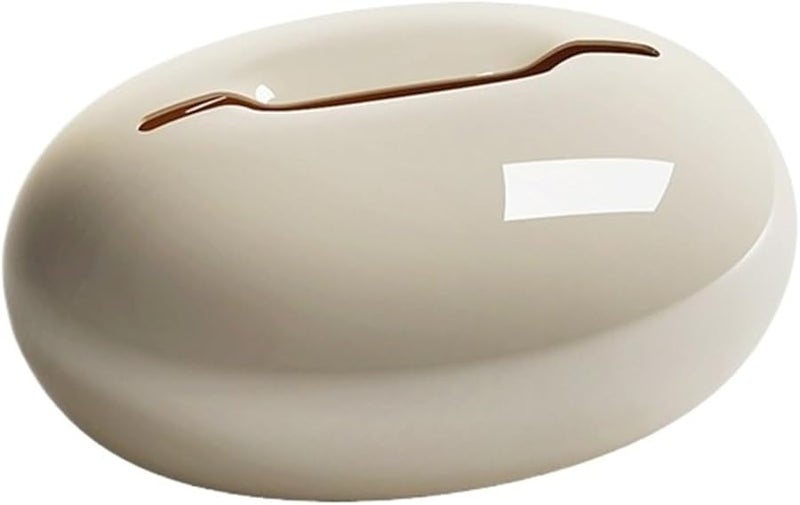 Milky Single Layer Creative Water Drop Design Desktop Tissue Box For Living Room - Image 1