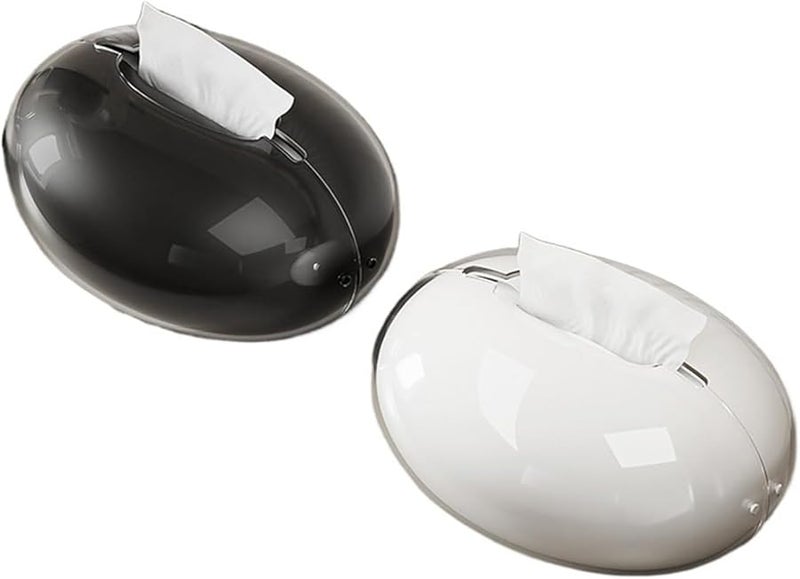 Milky Single Layer Creative Water Drop Design Desktop Tissue Box For Living Room - Image 5