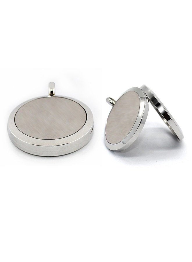 GFONDINGD Aromatherapy Essential Oil Diffuser Necklace Stainless Steel lnspirational Locket Pendant(Lotus)  - Image 3