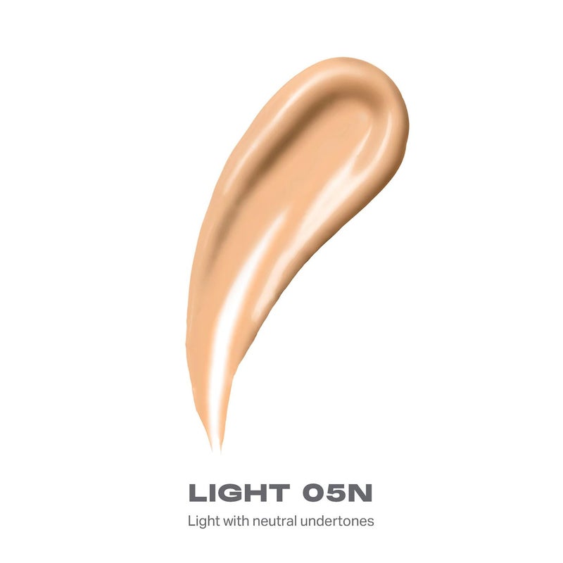Morphe Lightform Dewy Foundation - Extended Hydration Foundation Makeup with a Lasting, Natural Radiant Finish - Long-Wearing Formula with Buildable, Medium Coverage - Light 05N (1.01 fl oz) - Image 2