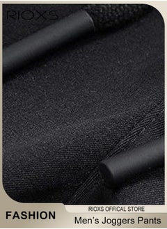 RIOXS Joggers Pants For Men,Athletic Workout Jogger Sweatpants, Men's Cargo Pants, Drawstring Trouser, Tapered Pant With Pockets, Sport Casual Pants For Training Running Exercising  - Image 4