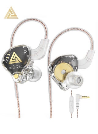 QKZ AKX In-Ear Dynamic Earphone, Professional Monitoring Level Headphone, HiFi-Headphones with Microphone and Noise Isolation, Universal 3.5mm Earbud Headphones with Microphone for Running, Gaming - pzsku/Z878EAE4F790B6CD3883FZ/45/_/1689695843/c114311a-c72d-4616-b44b-7454f98a9a6e