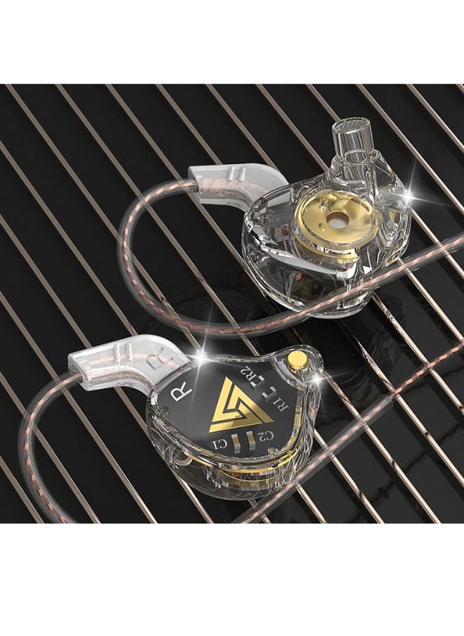 QKZ - QKZ AKX In-Ear Dynamic Earphone, Professional Monitoring Level Headphone, HiFi-Headphones with Microphone and Noise Isolation, Universal 3.5mm Earbud Headphones with Microphone for Running, Gaming - Image 1