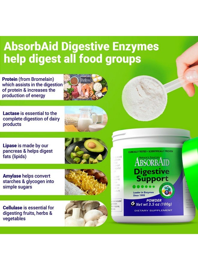 AbsorbAid مصادر الطبيعة - دعم الهضم أبزوربايد 3.5 أونصة - Image 5