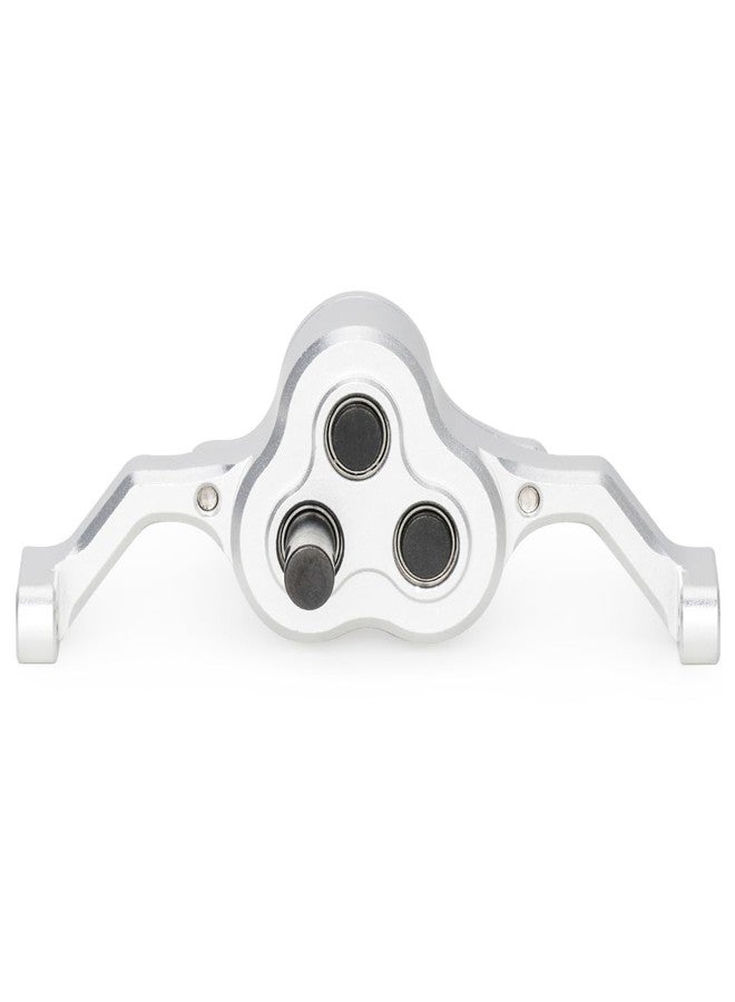 VNUHV Aluminum Transfer Case Gearbox 70mm Width Underdrive 30% for 1/10 RC Crawler Cheater Rigs LCG Chassis Build DIY Upgrade Parts (Silver) - Image 3