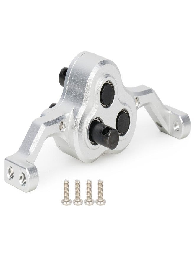 VNUHV Aluminum Transfer Case Gearbox 70mm Width Underdrive 30% for 1/10 RC Crawler Cheater Rigs LCG Chassis Build DIY Upgrade Parts (Silver) - Image 2