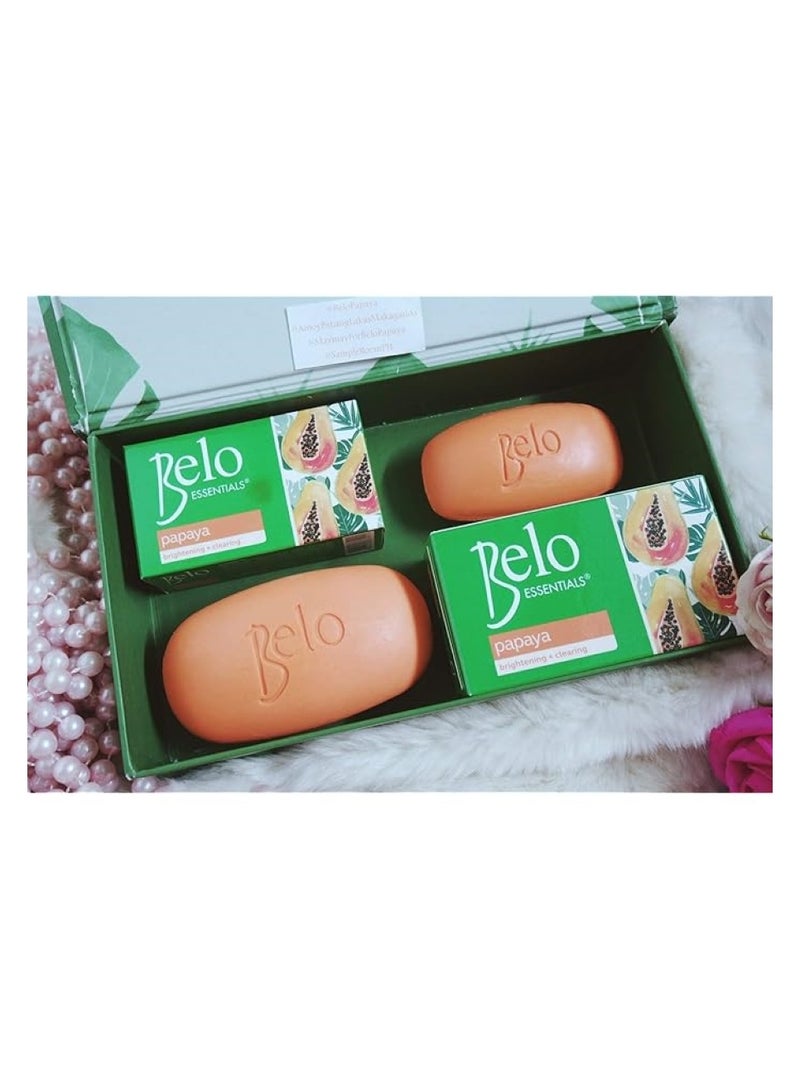 Belo Essentials Papaya Brightening And Clearing Soap 135 G - Image 4